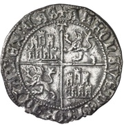 Real - Alfonso de Avila pretender,Toledo, Spain, 1465-1468 reverse image
