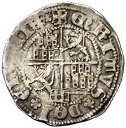 ½ Real - Enrique IV Segovia, Spain, 1471-1474 reverse image