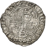 ½ Real - Enrique IV Sevilla, Spain, 1471-1474 reverse image