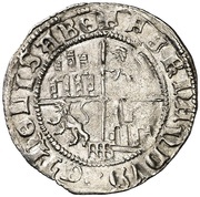 ½ Real - Ferdinandus V and Elisabet I Segovia, Spain, 1474-1497 reverse image