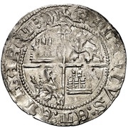 ½ Real - Ferdinandus V and Elisabet I Burgos, Spain, 1475-1497 reverse image