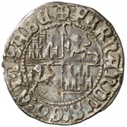½ Real - Ferdinandus V and Elisabet I Toledo, Spain, 1475-1497 reverse image