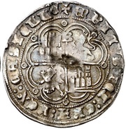 Real - Enrique IV Burgos, Spain, 1471-1474 reverse image