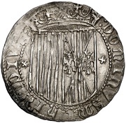 1 Real - Ferdinandus V and Elisabet I Toledo, Spain, 1474-1497 reverse image
