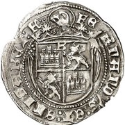 1 Real - Ferdinandus V and Elisabet I Burgos obverse image