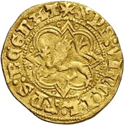 ½ Castellano - Enrique IV Burgos, Spain, 1471-1474 reverse image