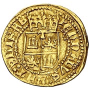 ½ Dobla - Ferdinandus V and Elisabet I reverse image