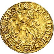 Castellano - Enrique IV Coruna, Spain, 1471-1474 reverse image