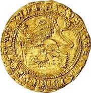 Castellano - Enrique IV Segovia; castle without border, Spain, 1471-1474 reverse image