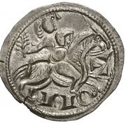 Dinero - Alfonso VIII knight obverse image