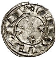 Dinero - Alfonso VIII five stars obverse image