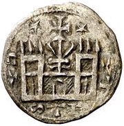 Dinero - Alfonso VIII castle obverse image