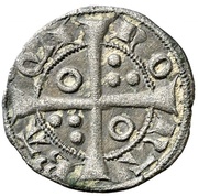 Dinero - Jaime II Barcelona, Spain, 1291-1327 reverse image