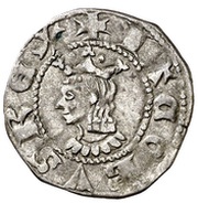 Dinero - Jaime II Barcelona obverse image