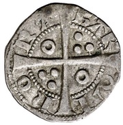 Dinero - Jaime II Barcelona, Spain, 1291-1327 reverse image