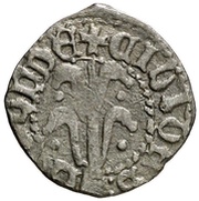 Dinero - Juan II Gerona, Spain, 1458-1479 reverse image
