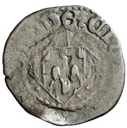 1 Denier - Ioannes II Gerona, Spain, 1479-1516 reverse image