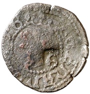 1 Denier - Ferdinandus II countermarked G; Gerona obverse image