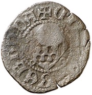 1 Denier - Ferdinandus II countermarked G; Gerona, Spain, 1479-1516 reverse image