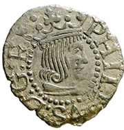 Dinero - Felipe II Gerona obverse image