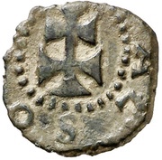 Dinero - Felipe III Solsona, Spain, 1612 reverse image