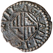 Dinero - Felipe IV Granollers, Spain, 1632 reverse image