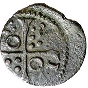 Dinero - Luis XIII Tárrega,bust left, Spain, 1641-1642 reverse image