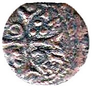 Dinero - Luis XIII Cervera,bust right, Spain, 1641-1643 reverse image