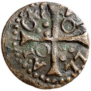 Dinero - Louis XIII Agramunt, Spain, 1641-1646 reverse image