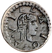 Dinero - Luis XIII Tárrega,bust right obverse image