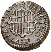Dinero - Carlos III pretender, Spain, 1707-1711 reverse image