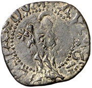 2 Denier - Carolus I Puigcerdá, Spain, 1525-1556 reverse image