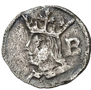 ¼ Groat - Ferdinandus II rude portrait,B in reverse obverse image
