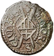 Seiseno Manresa,narrow shield, Spain, 1642 reverse image