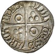 ½ Croat - Martin I Barcelona, Spain, 1396-1410 reverse image