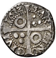 ½ Croat - Felipe IV Barcelona; Felipe II's bust, Spain, 1632-1635 reverse image