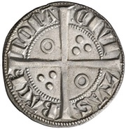 Croat - Alfonso II, Spain, 1285-1291 reverse image