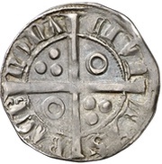 Croat - Jaime II Barcelona, Spain, 1291-1327 reverse image