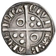 Croat - Alfonso III, Spain, 1327-1336 reverse image