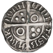 Croat - Pedro IV Barcelona, Spain, 1336-1387 reverse image