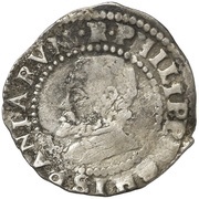 Croat - Felipe IV Felipe II's bust obverse image