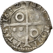 Croat - Felipe IV Felipe II's bust, Spain, 1630-1636 reverse image