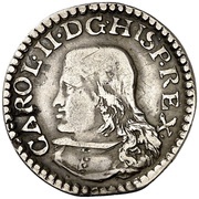 Croat - Carlos II bust variant obverse image