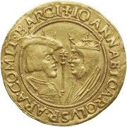 4 Ducats - Ioana and Carolus I obverse image