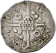 5 Sous Gerona,lozenge, Spain, 1641 reverse image