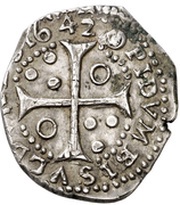 5 Sous Besalú, Spain, 1642 reverse image
