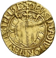 ½ Pacifico - Renato I de Napoles Barcelona, Spain, 1466-1472 reverse image