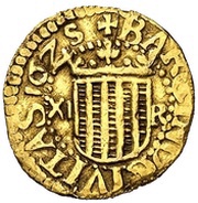⅓ Trentin - Felipe IV, Spain, 1623-1625 reverse image
