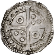 5 Croats Barcelona,cross, Spain, 1640-1641 reverse image