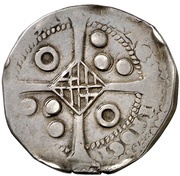 5 Croats Barcelona,lozenge, Spain, 1641 reverse image
